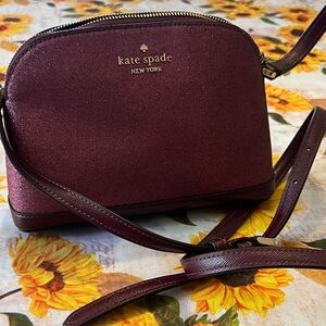 Kate Spade Burgundy Crossbody Bag